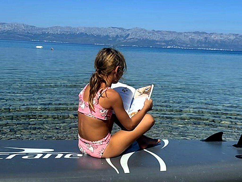 Lesen auf dem SUP-Brett