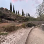 Adzi-pasa-Bruecke bei Abenddaemmerung, Podgorica